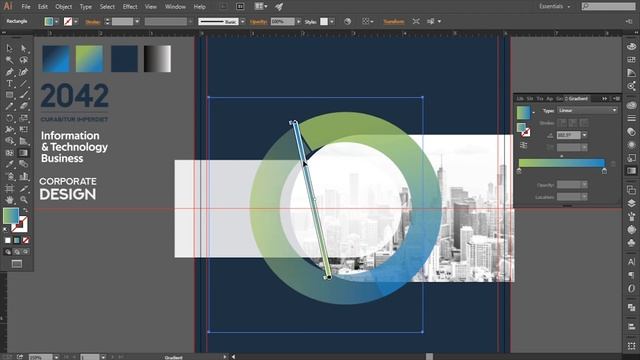 Book Cover Design in Adobe Illustrator CC смотреть онлайн