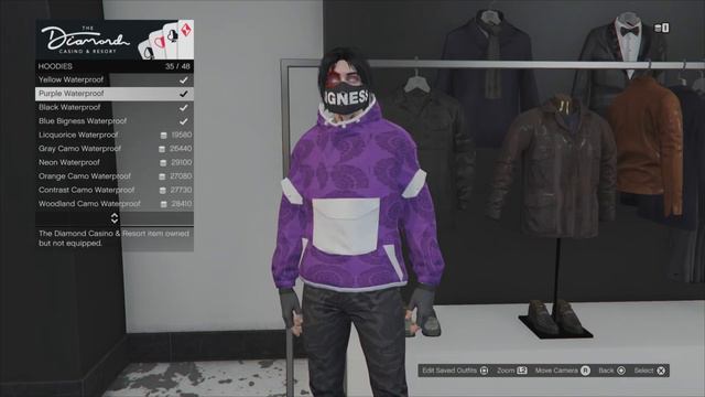 GTA V - 5 Easy Tryhard Outfits Tutorial #130 (Purple Outfits 2023)