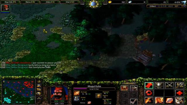 warcraft gameplay dota 6.83d 24 смотреть онлайн