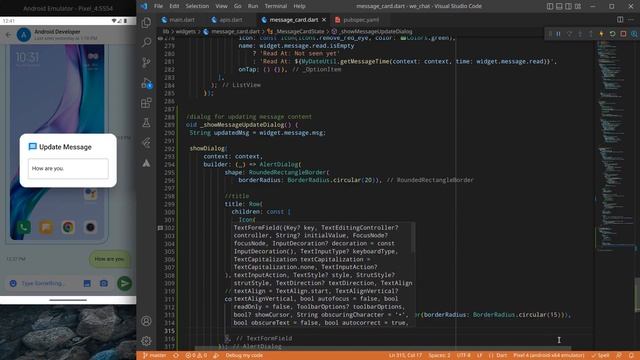 52.Update Chat Message/Doc In Firebase Firestore | Chat App In Flutter смотреть онлайн