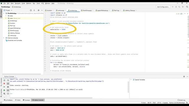 Python for Auditing Dividend Income смотреть онлайн