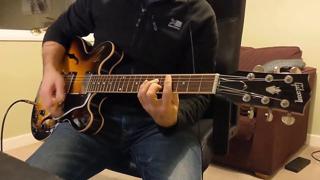 Change the World guitar solo (Gibson ES-335) смотреть онлайн