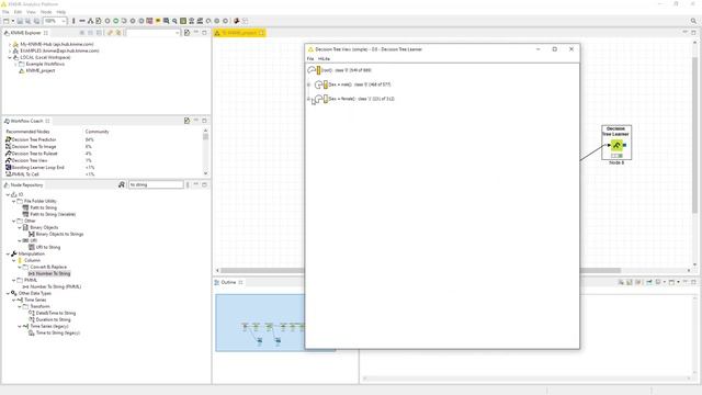 Аналитическая Платформа KNIME — Интерпретация модели и прогнозирование смотреть онлайн