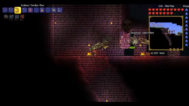 Terraria новогодние похождения #10 скелетрон повержен ? смотреть онлайн