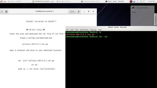 Install rar⁄unrar on CentOS 7 смотреть онлайн