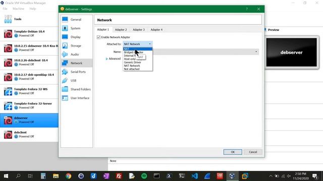 Creating a NAT Network in VirtualBox смотреть онлайн