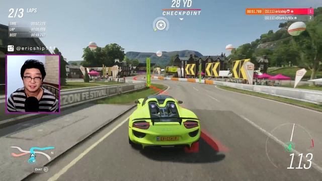 Forza Horizon 4 -"Riced Out" Jaguar Eagle Speedster vs Porsche 918 | Rice vs Road Challenge! смотреть онлайн