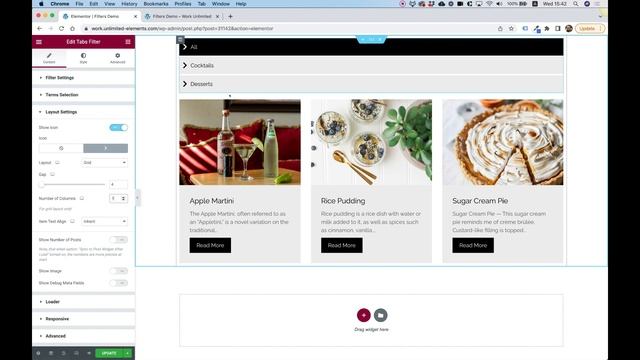 Tabs Filter Widget for Elementor смотреть онлайн