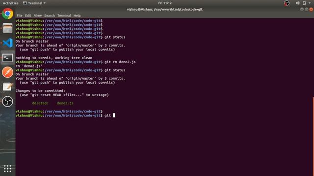 Git rm, mv, alias & rm --cached command | #7 | Git Tutorial in Hindi смотреть онлайн