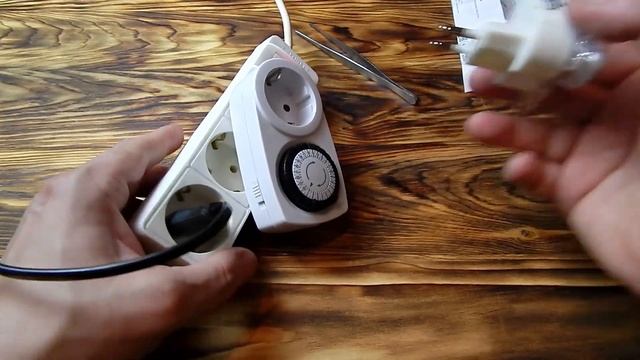 Розетка - таймер, реле времени. Horoz Timer-1. смотреть онлайн
