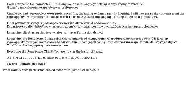 Java: Permission Denied смотреть онлайн