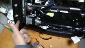 Nissan Teano 2006 ремонт водительского сидения