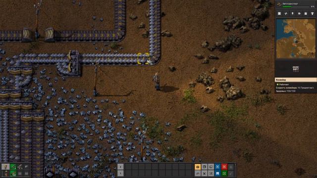 Прохождение игры Factorio #9 "Поезд" смотреть онлайн