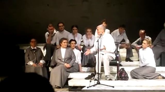 Евтушенко Е.А. в Театре на Таганке, после спектакля "Нет лет", 12.05.2014 смотреть онлайн