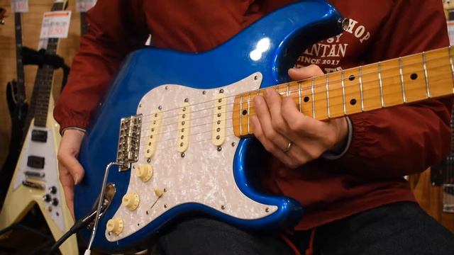 USED /Fender Japan ST Blue Metallic@guitarshoptantan смотреть онлайн