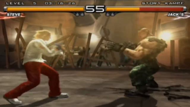 Tekken 5 Gameplay (Story-Mode) (PS2) - Steve Fox смотреть онлайн