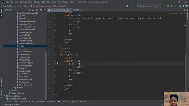 Belajar Looping membuat bentuk di kotlin смотреть онлайн