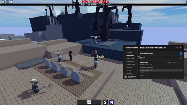 Roblox NEW SHADOVIS RPG Script Exploit GUI (Pastebin 2022) смотреть онлайн