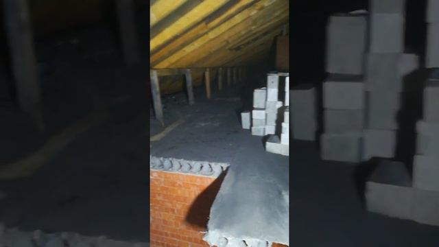 Кладка газа блока, строим мансарду!!! Первый день)) смотреть онлайн
