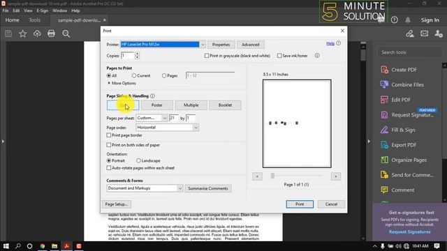 How to print double sided pdf 2023 | Adobe acrobat Tutorial смотреть онлайн