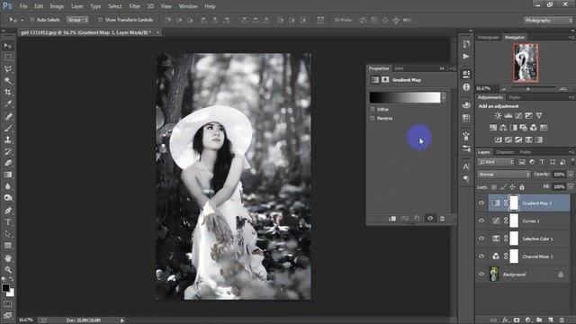 How To Make False Color Effect In Photoshop CC Tutorial смотреть онлайн