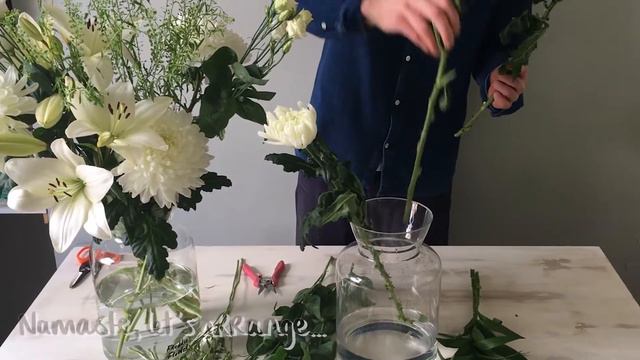 Relax with Floga - How to arrange Blooms, Lilies, Lisianthus, and Greenbell смотреть онлайн