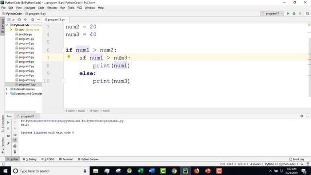 Python Bangla Tutorials 16 : Inner If Statement смотреть онлайн