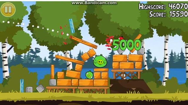 Playing Angry Birds Free with Magic смотреть онлайн