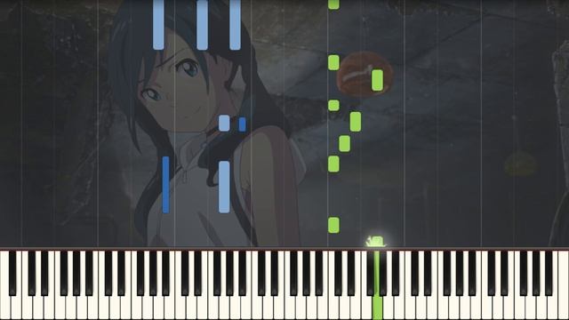 Weathering With You - Fireworks Festival Piano Cover | Sheet Music 【天気の子, 花火大会】 смотреть онлайн