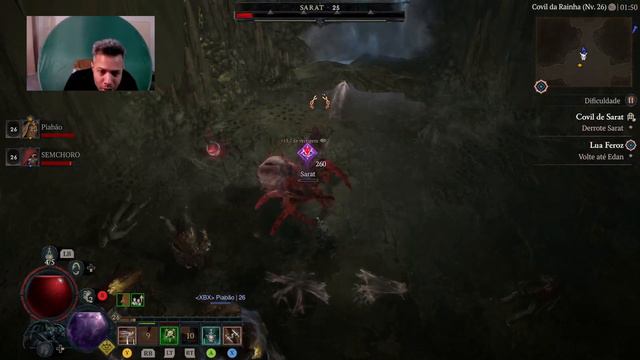 DIABLO 4 SÓ NA EMOÇÃO MODO HARDCORE COOP RENEGADA E DRUIDA смотреть онлайн