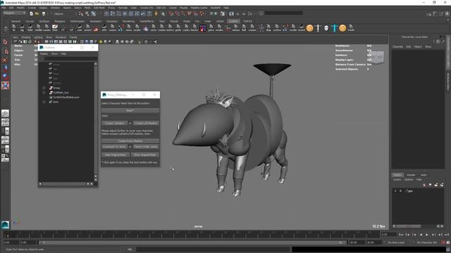 Making Proxy Rig Script: Loft feature added смотреть онлайн