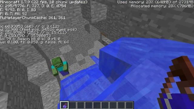 Awesome Survival island, diamonds Minecraft seed 1.7.10 смотреть онлайн