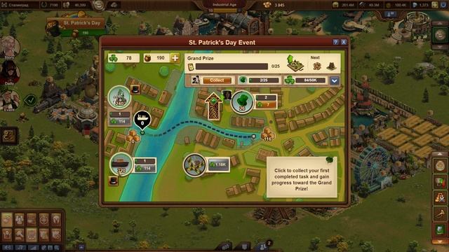 Первый взгляд на событие St. Patrick's Day (День Святого Патрика) 2022 на бете в Forge of Empires смотреть онлайн