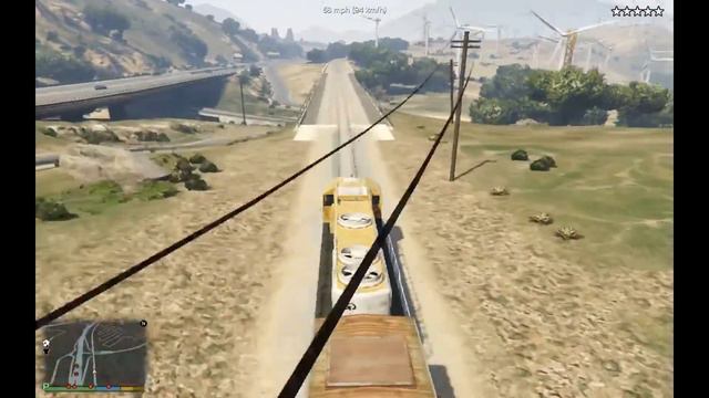 обзор мода управление поездом в GTA V смотреть онлайн