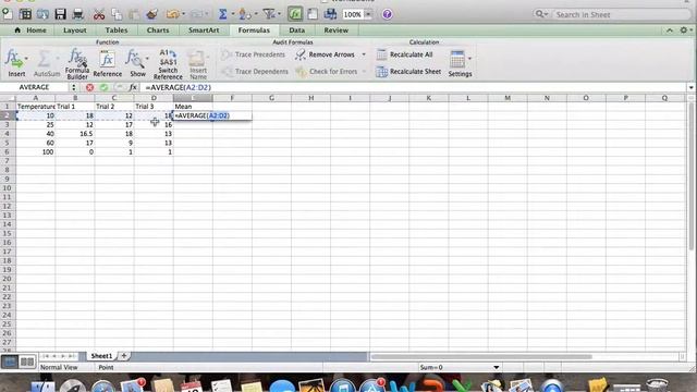 Mean and STDEV using Excel смотреть онлайн