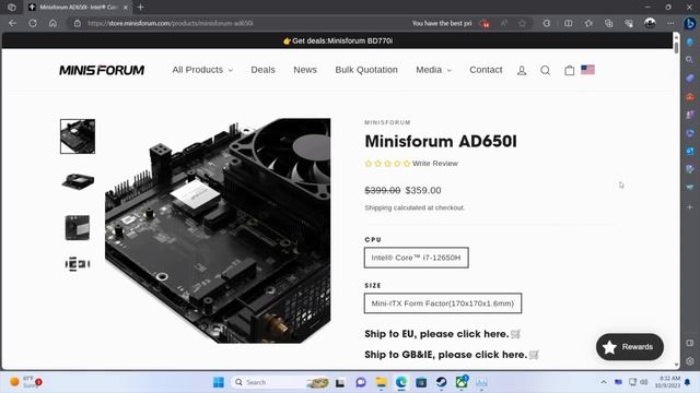 This All New Mini ITX Board Has An Integrated 10 Core CPU! AD650i Hands On смотреть онлайн