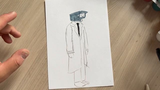 Рисуем skibidi toilet cameraman | скибиди туалет камерамен смотреть онлайн