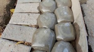 Дорожка из цемента в мешочках - первый опыт с ошибками.  Надеюсь помогу вам избежать их.