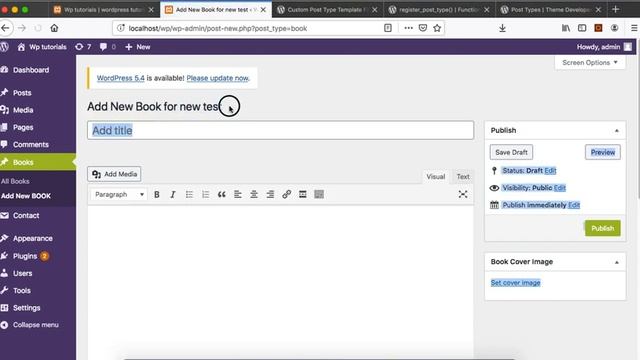 How to add custom post type in WordPress | WordPress theme development in Hindi смотреть онлайн