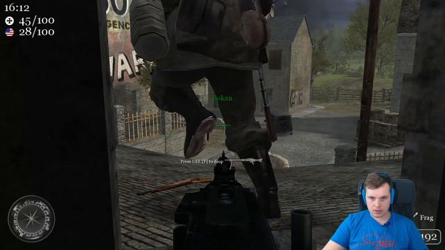 SAMI PROTIV SVIH !!! Call of Duty 2 - OLD SCHOOL смотреть онлайн