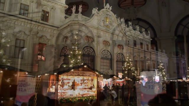 Weihnachtsmarkt Schloss Belvedere Wien 2012