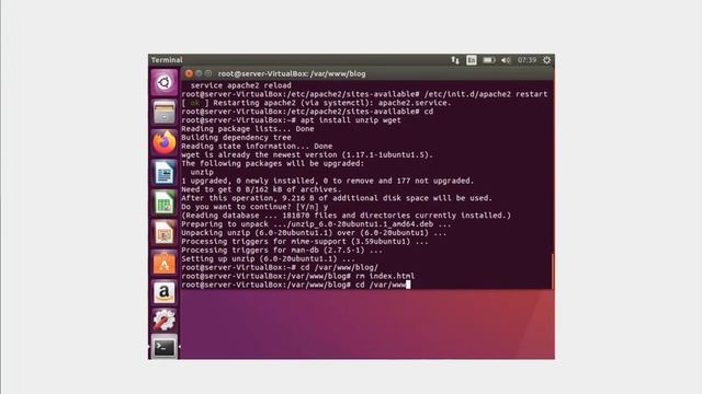 KONFIGURASI VIRTUALHOST DAN INSTAL CMS (WORDPRESS) DI UBUNTU SERVER DENGAN VIRTUALBOX смотреть онлайн