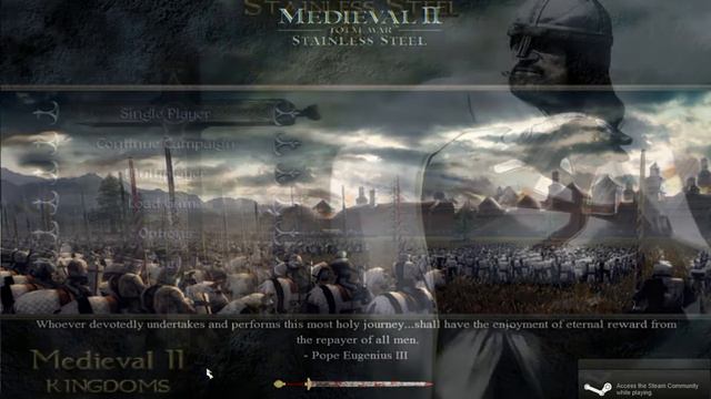 Medieval 2 total war-Stainless Steel test video смотреть онлайн