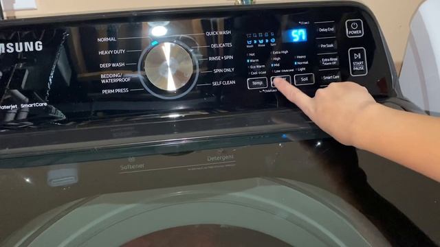 How To Use Samsung Active Water Jet Smart Care | SAMSUNG WASHING MACHINE