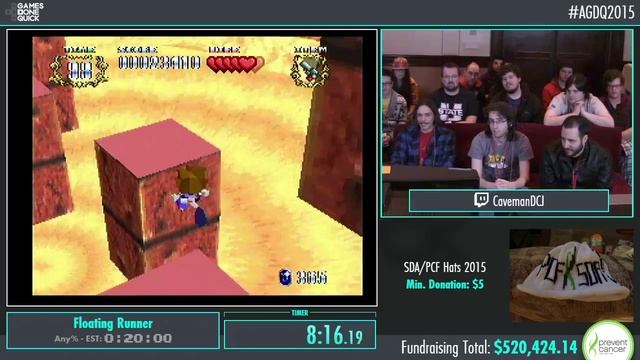 Awesome Games Done Quick 2015 - Part 109 - Floating Runner by CavemanDCJ смотреть онлайн