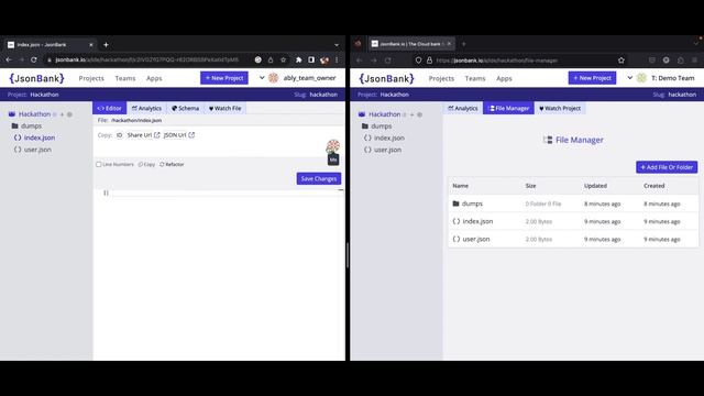 Realtime collaboration on Jsonbank, powered by Ably (HD) смотреть онлайн