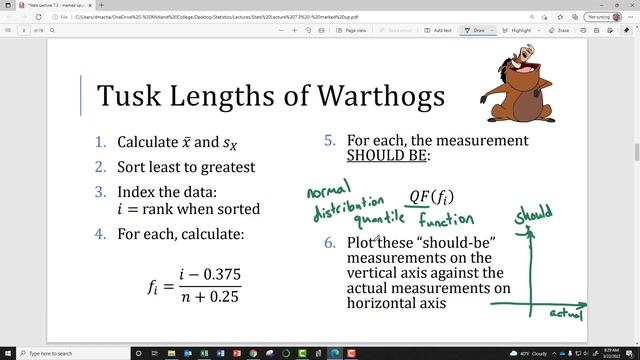 Stats 7.3 Assessing Normality смотреть онлайн
