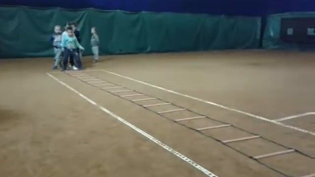 Тренировка младшей группы школы тенниса "MY TENNIS CLUB" 2018 смотреть онлайн