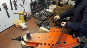 Сборка и регулировка редуктора мотоблока МБ