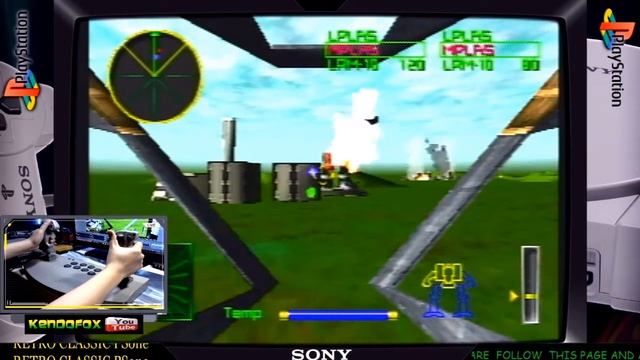 Playstation SCPH - 1110 x Mechwarrior 2 31st Century Combat Gameplay TEST смотреть онлайн